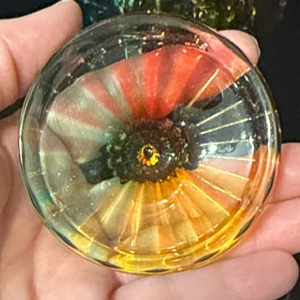 Vintage Carnival Hobnail glass Candy Dish trinket jar - Picture 14 of 16